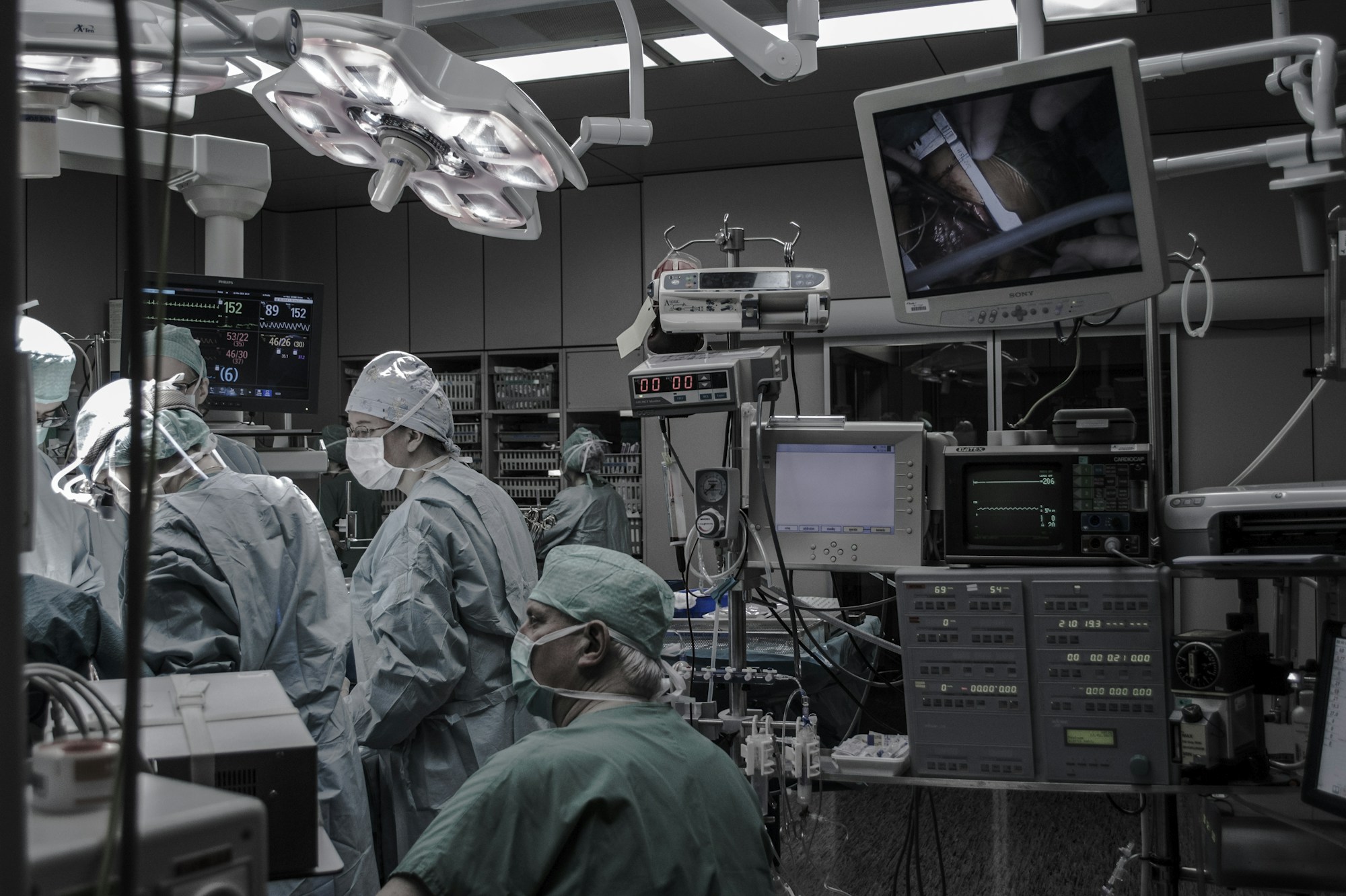 Modern hospital operating room